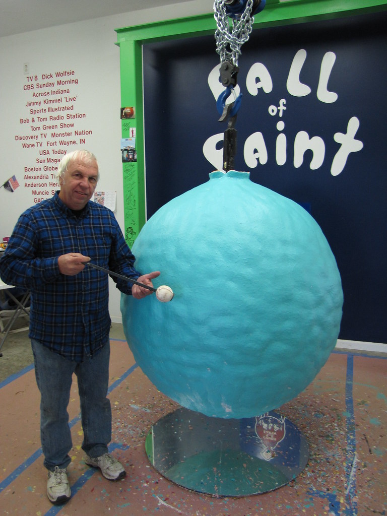 The World's Largest Ball of Paint in Alexandria Indiana