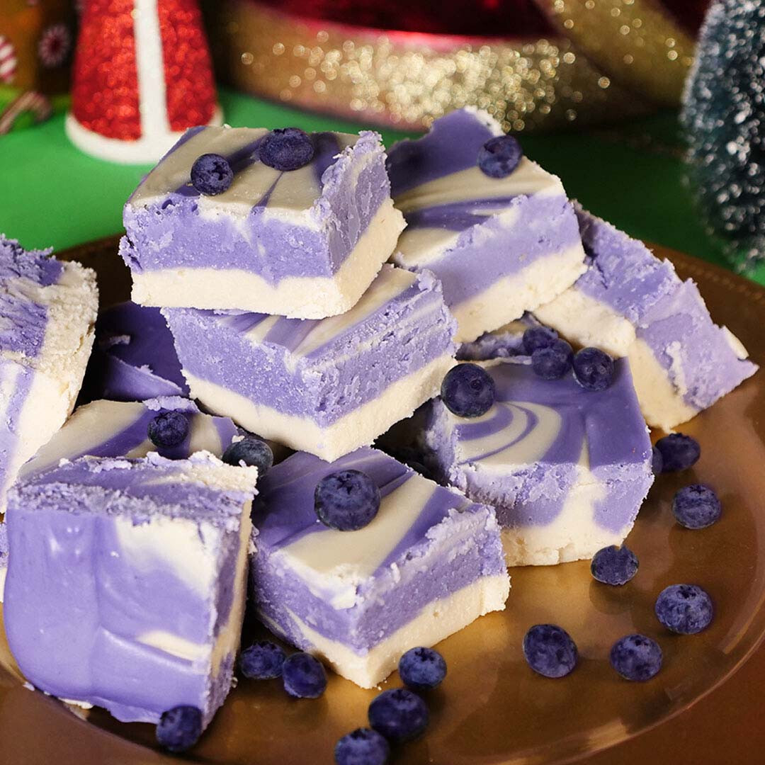 blueberry cheesecake fudge from Uranus