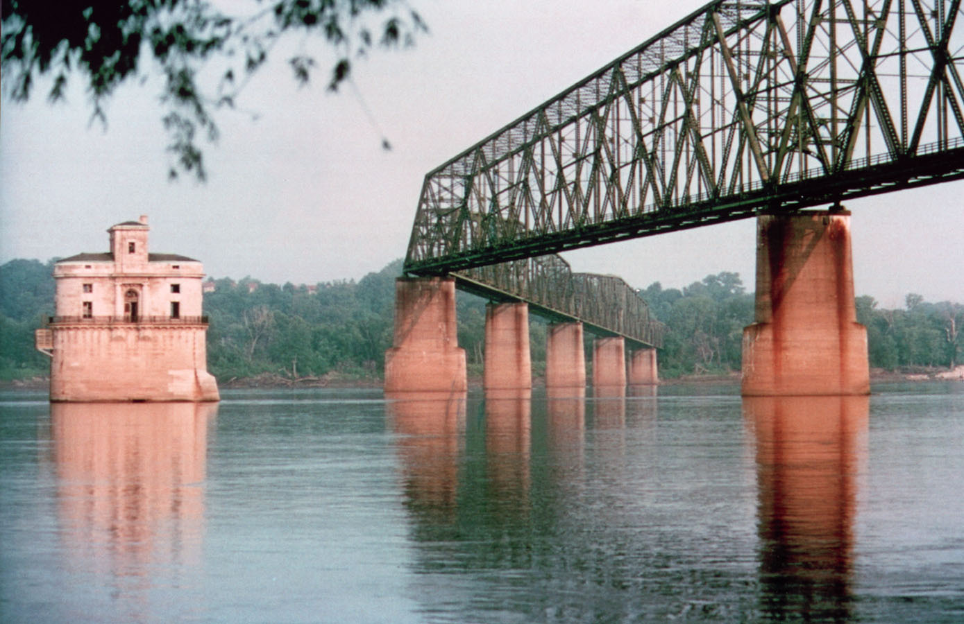 The Old Train of Rocks Bridge in St. Louis Missouri