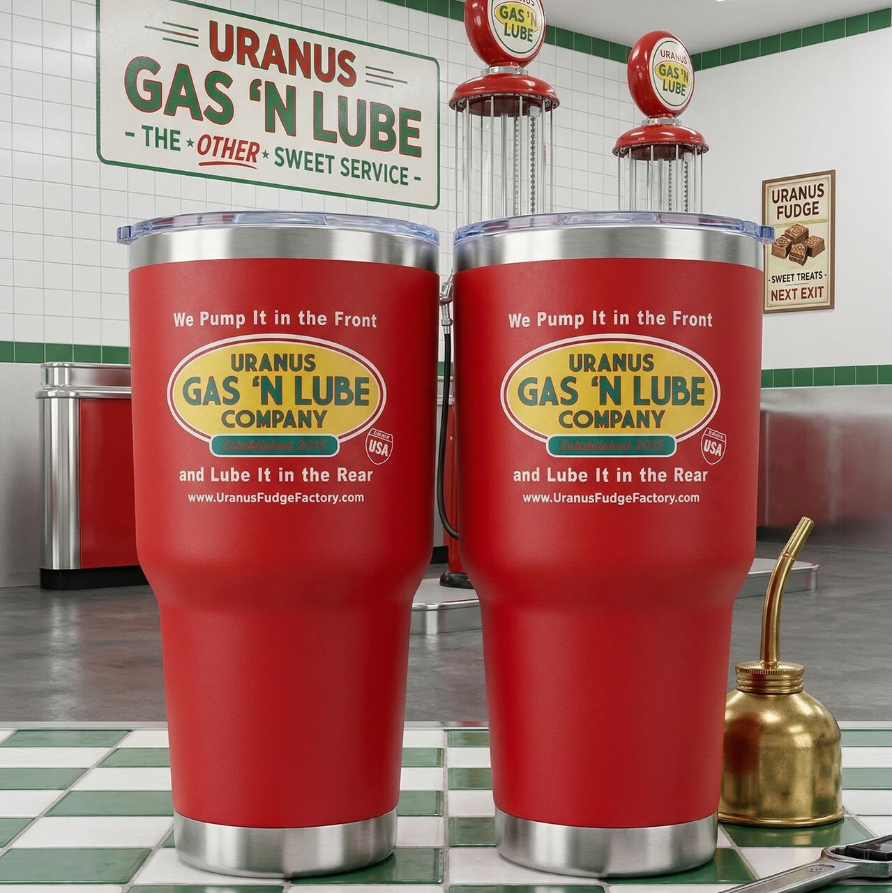 Gas N Lube Tumbler Lifestyle