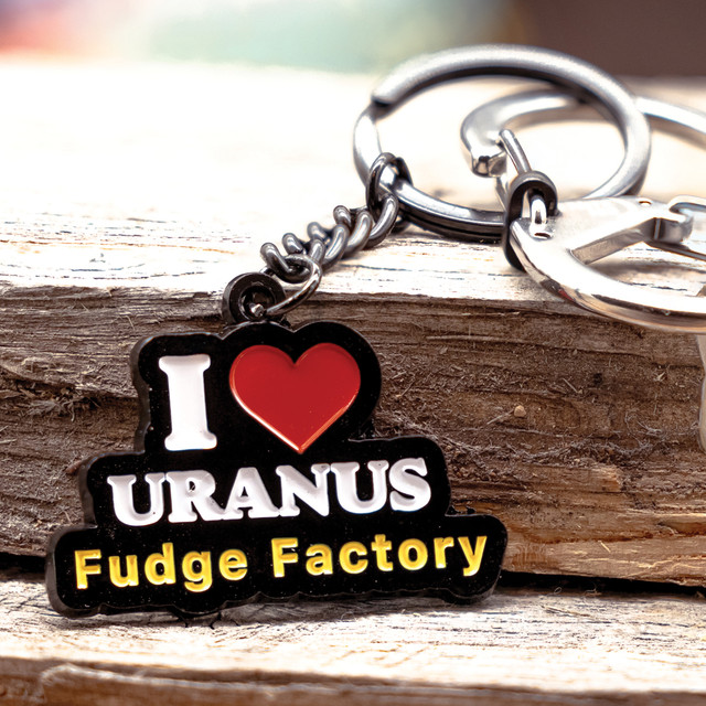 I Love Uranus Keychain from Uranus Fudge Factory