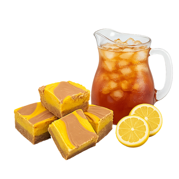 lemon iced tea fudge w iced tea