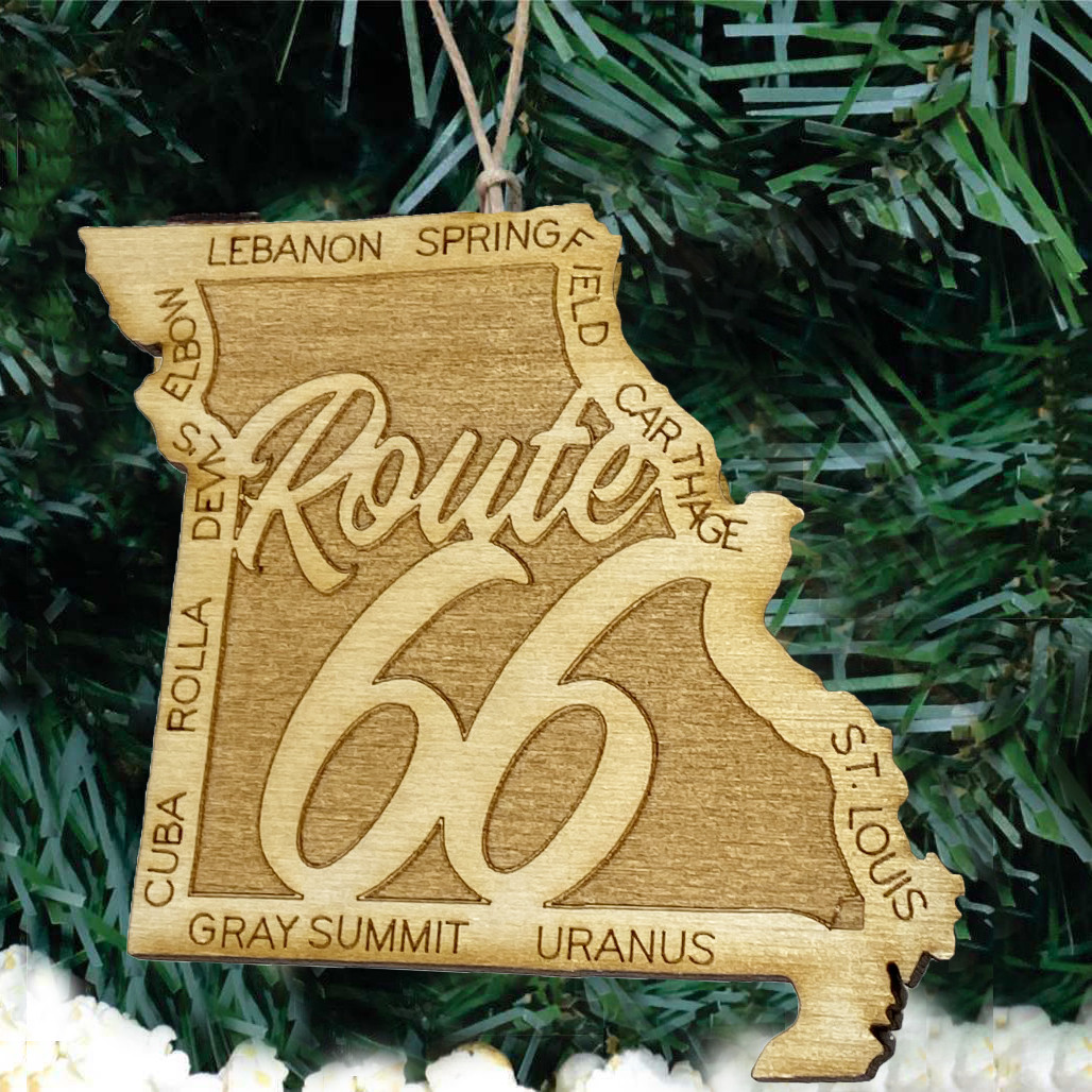 missouri route 66 christmas xmas ornament