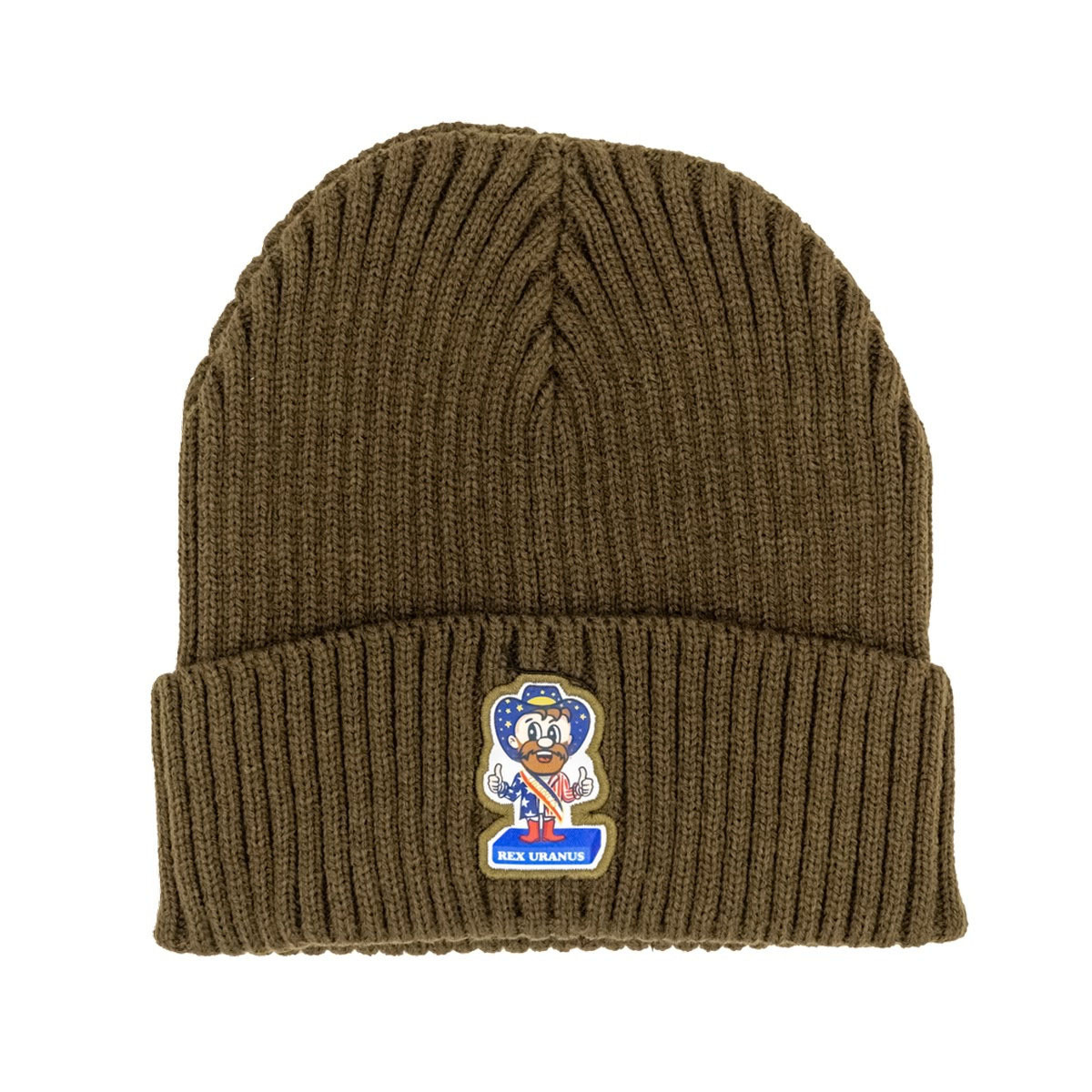 A Ribbed Rex Uranus Beanie