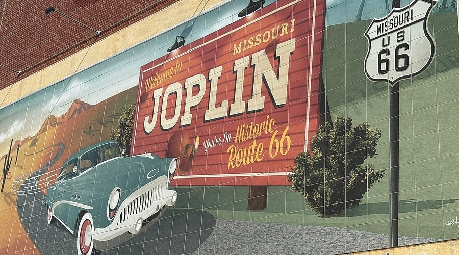 Route 66 Mural Park in Joplin, Missouri