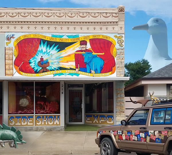 The World's Largest Collection of the Smallest Versions of the Largest Things in Lucas, Kansas